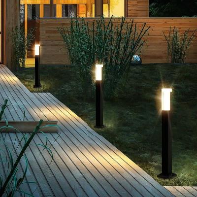 현대 주문을 받아서 만들어진 디자인 알루미늄 옥외 장식적인 통로 LED 볼라드 빛 잔디 램프